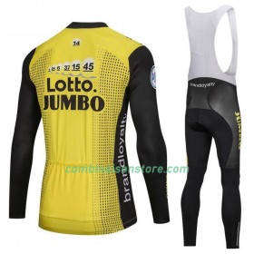 Combinaison Cycliste M/L + Collant à Bretelles 2018 LottoNL-Jumbo N001